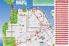 Karte von San Francisco touristisch: Sehenswürdigkeiten und Denkmäler ...