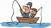 Fishing funny fisherman clipart kid - ClipartBarn