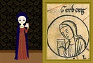 Gerberga of Saxony, c. 939 (c. ***-****/1001), daughter of Henry the ...