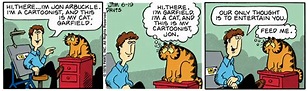 June 19, 1978: The very first Garfield comic strip! (By Jim Davis ...