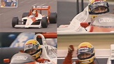 Ayrton Senna celebrates his first championship-winning victory at ...