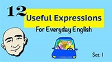12 Useful Expressions | Everyday English | English Speaking Practice ...