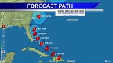 Tropical Storm heading toward Florida; Locally quiet weather through ...