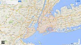 New York City, New York Map