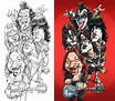 Dibujos de Santiago Dufour (Rock & personajes varios) Ge | Caricature ...