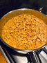 Homemade tagliatelle with ‘Nduja and mascarpone sauce topped with ...
