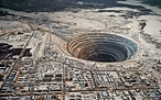 La imponente mina de diamantes de Mirny. Siberia (Rusia)