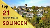 "SOLINGEN" Top 21 Tourist Places | Solingen Tourism | GERMANY - YouTube