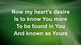 Knowing You - Lyric Video (with vocals) - YouTube