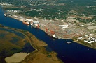 File:Wilmington North Carolina port aerial view.jpg - Wikipedia