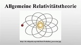 Allgemeine Relativitätstheorie - YouTube