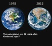 Are These Images of Earth in 1978 and 2012 Accurate?