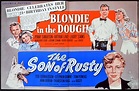 BLONDIE IN THE DOUGH + THE SON OF RUSTY | Rare Film Posters