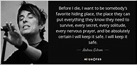 Andrea Gibson quote: Before I die, I want to be somebody’s favorite ...