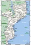 Mozambique cities map - Map of Mozambique cities (Eastern Africa - Africa)