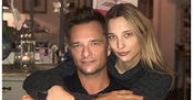 David Hallyday et sa fille aînée Ilona Smet à Paris, le 28 novembre ...