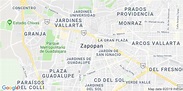 Mapa de Zapopan, Jalisco - Mapa de Mexico