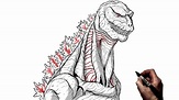 How To Draw Shin Godzilla | Step By Step | Monsterverse - YouTube