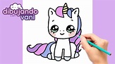 como-dibujar-un-unicornio-kawaii - Dibujando con Vani