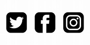 Facebook Twitter Instagram Vector Art, Icons, and Graphics for Free ...