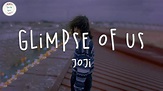 Joji - Glimpse of Us (Lyric Video) - YouTube