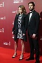 French producer Dimitri Rassam (R) and his wife Masha Novoselova pose ...