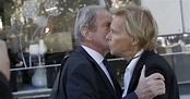 Bernard Kouchner et sa compagne Christine Ockrent lors de la cérémonie ...