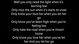 Passenger let her go lyrics - YouTube