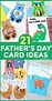 21 Personalized Father's Day Card Ideas for Kids to Make