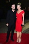 Ricky Gervais's glamorous partner Jane Fallon dazzles in red dress at ...