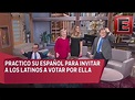 Hillary Clinton se presentó en programa de televisión latino - Vídeo ...