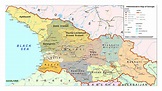 Maps of Georgia | Detailed map of Georgia in English | Tourist map of ...