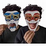 Máscara de Teatro Feliz e Triste com 4 Unidades - Apollo Festas