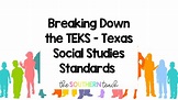 Breaking Down the TEKS - Texas Social Studies Standards