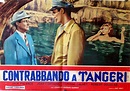 "CONTRABBANDO A TANGERI" MOVIE POSTER - "FLIGHT TO TANGER " MOVIE POSTER