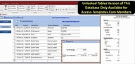 Sample Access Database For Small Business | The Document Template