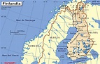 Mapa de Finlandia - Mapa Físico, Geográfico, Político, turístico y ...