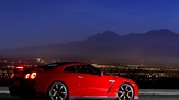Nissan, Nissan GT R, Night, Car, Red Cars, Lights, Mountain Wallpapers ...