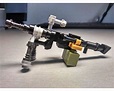 LEGO MOC Machine Gun (M249) by partsandpieces | Rebrickable - Build ...