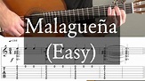 MALAGUENA - Easy Arrangement - Full Tutorial with TAB - Fingerstyle ...