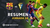 Resumen de FC Barcelona vs Cádiz CF (1-1) - YouTube