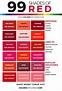 99 Shades of Red Color with Names, HEX, RGB, & CMYK • Colors Explained