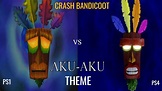 Crash Bandicoot | Original PS1 VS N. S. Trilogy PS4 - AKU-AKU Theme ...