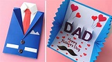 How to make Father's Day Card // Easy way to make Father's Day Card ...