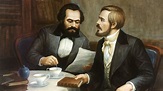 O primeiro encontro de Karl Marx e Friedrich Engels