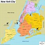 New York City Map (NYC) | Maps of Manhattan, Brooklyn, Queens, Bronx ...