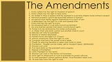 Facts About The Amendments Of The Constitution - thalvorson
