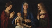 Madonna col Bambino tra le sante Caterina e Maddalena | Gallerie dell ...