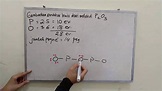 Menggambarkan struktur Lewis molekul P2O3 senyawa kimia - YouTube