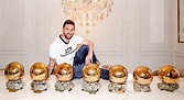 Lionel Messi se luce con sus 7 Balones de Oro
